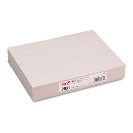 Pacon Pacon Skip-A-Line Ruled Newsprint Paper, 1in Ruled, 30 lbs., 11 x 8-1/2, White, 500 Sheets/Pack 2631